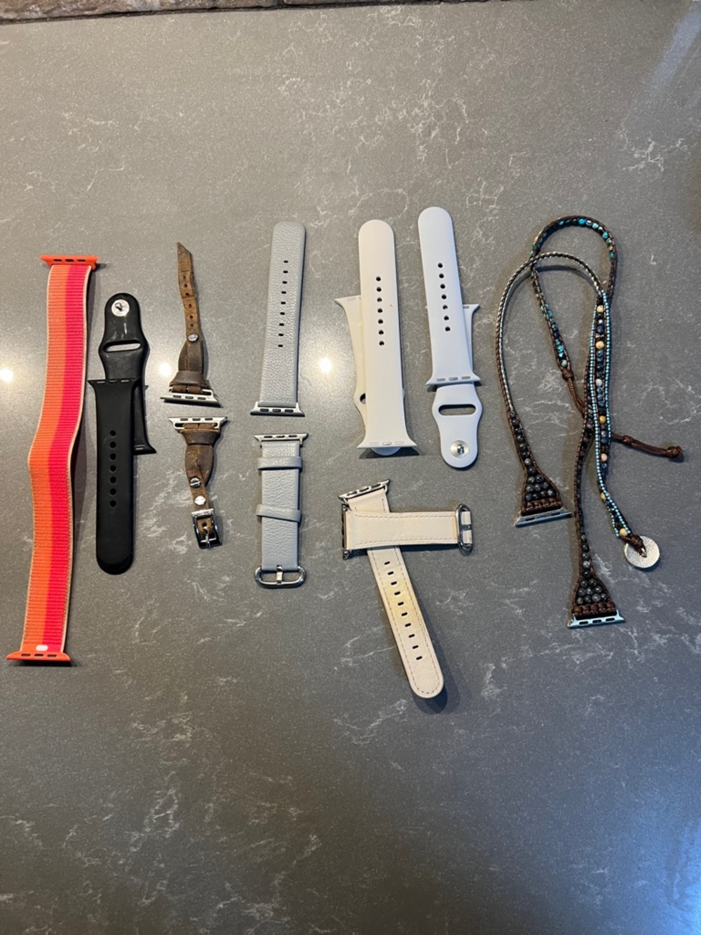 Assorted Apple Watch Bands Lot - Multiple Colors